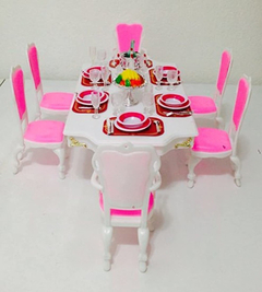 Juego De Muebles Grandes De Comedor De Barbie