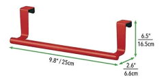 Mdesign - Toallero Decorativo De Metal Para Cocina,rojo - Danielle's Store