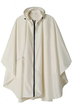 Poncho Para Lluvia Saphirose Con Capucha Y Bolsillos - tienda online