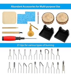 Pyrography - Kit De Quemado De Madera, Regulable En Temperat en internet