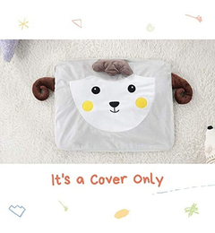 Puffs De Peluche Con Diseño De Ovejas, Gris, The Comfypal - comprar online