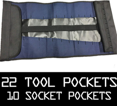32 Bolsillo Herramienta Rollo Organizador - Llave Organizado - comprar online