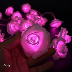 Led Con Pilas Cadena Romántica Rose Luz De Hadas - comprar online