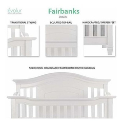 Cuna Convertible 5 En 1 Evolban Fairbanks