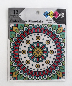 Mandala Decorative Tile Stickers Set 12 Units 6x6 Inches. en internet