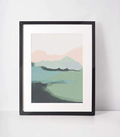 Vista A La Montaña - Arte Abstracto Minimalista - comprar online
