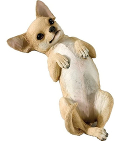 Figura Decorativa Tan Chihuahua Escultura