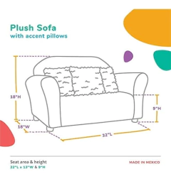 Sofá Infantil De Peluche - tienda online