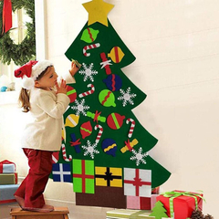 Adornos Diy Tree Kids Regalos De Navidad Año Puerta De Casa - comprar online