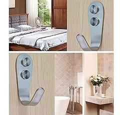 Deezio - Gancho Acero Inoxidable Extra Fuerte Con Tornillos