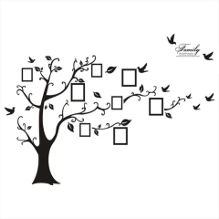 Calcomanía De Pared Rainbow Fox Large Family Tree.
