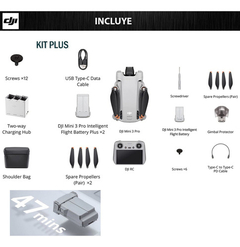 Mini Drone Dji Mini 3 Pro Fly More Kit Plus (control Dji Rc) - comprar online