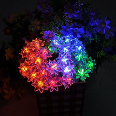 Guirnalda De Luces Led De 13 Pasteles, Con 40 Flores De Loto - tienda online