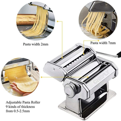 Chefly Pasta & Ravioli Maker Set Todo En Uno 9 Espesor S... - comprar online