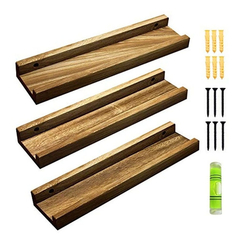 Estantería Flotante De Madera 3 Niveles, Color Marrón - Danielle's Store