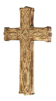 Cruz De Madera De Largo Tallada A Mano Ideal Como Regalo en internet