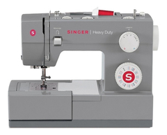 Máquina De Coser Recta Singer Heavy Duty 4432 Portable Gris 110v