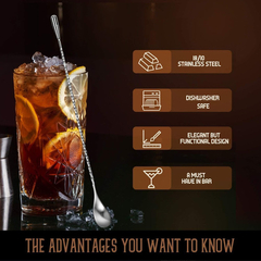 Cuchara Mezcladora De Acero Inoxidable Hiware Lzs13b De 12 P - Danielle's Store