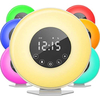 Reloj Despertador Digital Led Con Interruptor De 6 Colores