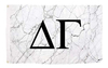 Delta Gamma Light Marble Sorority Letter Flag Banner 3 X 5