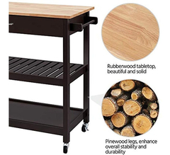 Estanterías, Carrito De Cocina Con Ruedas Con Cajón - Danielle's Store