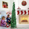 Árbol De Oropel Navidad Con Soporte,