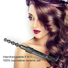 Juego De 6 En 1 Para Rizar El Pelo, Con 6 Barriles - comprar online