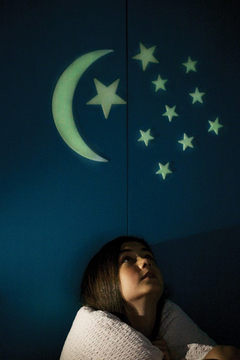 4m Glow In The Dark Luna Grande Y Estrellas - comprar online