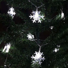 Cadena De Luces Led Con Forma De Copo De Nieve - Danielle's Store