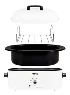 Imagen de Nesco Mwr18-13, Horno Tostador, 18 Cuartos, Negro, Blanco