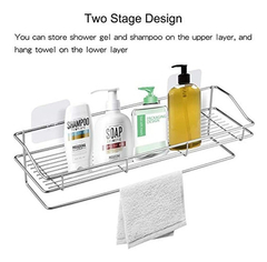 Estantería De Acero Inoxidable Multiuso 2 Piezas.laigoo - comprar online