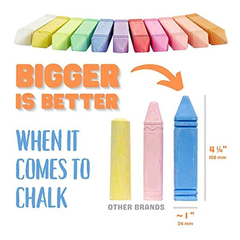 Juego De 32 Piezas - 12 Colores Grandes Con 4 Tiza Brillante - Danielle's Store