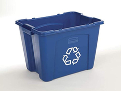 Cubo De Reciclaje Apilable, Azul en internet