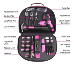 Set De Herramientas Para Mujer Thinkwork, 122 Piezas