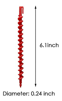 46 Piezas De Plástico Espiral De Pelo Mwellewm - comprar online