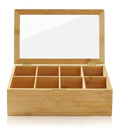 Caja Organizadora De Té De Bambú - Danielle's Store