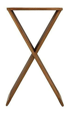 Mesa Auxiliar Plegable En Madera Maciza De Teca, Marrón - comprar online