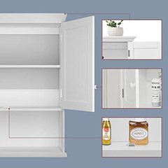 Glacer Wall Mount Bathroom Cabinet, Medicine Cabinet With Op - Danielle's Store