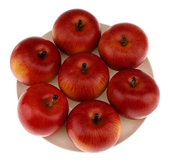 Manzana Roja Imitación 6 Piezas Realista Artificial - comprar online