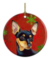Pin De Cerámica Para Navidad Diseño De Copos De Nieve