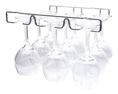 Kit De Montaje  chrome Bajo Gabinete Vidrio A Vino Rack