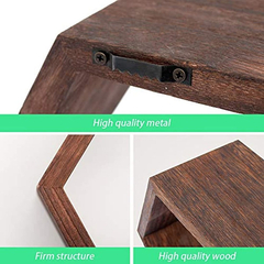 Estantería Flotante Hexagonales 3 Unidades, De Madera Marrón - Danielle's Store