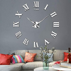 Vangold - Reloj De Pared Con Números Romanos Y Superficie