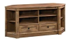 Mueble Para Tv Con Estantes De Madera Color Marrón.