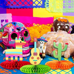 Imagen de Centro De Mesa De 9 Piezas Con Diseño De Panal De Abeja