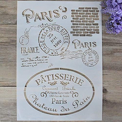 Plantilla De Bricolaje Para Pintar En Paredes- Slgift