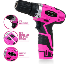 Taladro Rosa Pink Power Pp121li 12v Sin Cable - comprar online