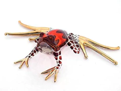 Figura Decorativa De Cristal Soplado Diseño De Rana en internet