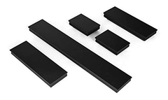 Estantería Flotante De Madera Color Negro/5 Unidades. - Danielle's Store