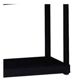 Estantería Multiusos De Resina Color Negro/4 Niveles. - Danielle's Store